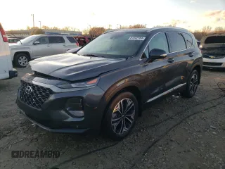 2020 Hyundai Santa Fe Limited with VIN 5NMS5CAA9LH234287, listed as a Copart auction lot 81342104 with 13,639 mi miles and Salvage Title. Bid and sale history available at carsss.com. Image 1.