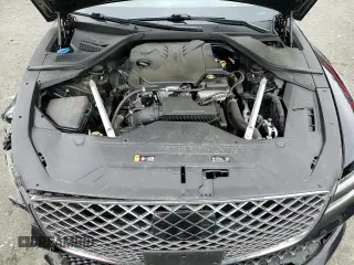 2021 Genesis G80 2.5T with VIN KMTGB4SC7MU068321, listed as a Copart auction lot 58117385 with 69,641 mi miles and Salvage title. Bid and sale history available at DreamBid. Image 13.