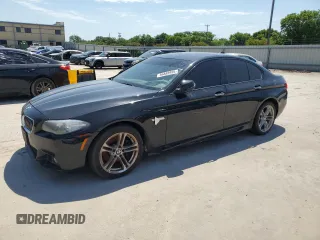 2015 BMW 5 Series 528i with VIN WBA5A5C51FD514705, listed as a Copart auction lot 56888995 with 157,513 mi miles and Clean title. Bid and sale history available at DreamBid. Image 1.