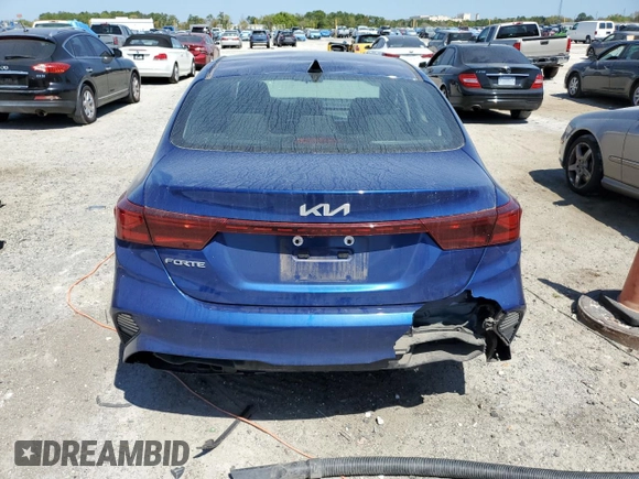 2022 Kia Forte LXS with VIN 3KPF24ADXNE463839, listed as a Copart auction lot 50041655 with 38,059 mi miles and Non Repairable. Bid and sale history available at DreamBid. Image 6.