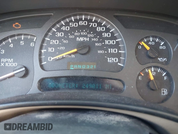 2004 Chevrolet Tahoe LS with VIN 1GNEC13ZX4R235320, listed as a IAAI auction lot 42262713 with 249,011 mi miles and . Bid and sale history available at DreamBid. Image 7.