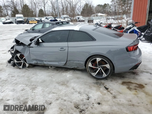 2019 Audi RS 5 z VIN WUAPWAF58KA902370, wystawiony jako Copart lot #46955635 z przebiegiem Nie podano mil oraz Szkoda całkowita • Salvage title. Historia ofert i sprzedaży dostępna na DreamBid. Obrazek 2.