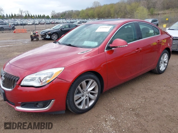 2015 Buick Regal Premium I with VIN 2G4GN5EX3F9188249, listed as a IAAI auction lot 42109855 with 123,124 mi miles and . Bid and sale history available at DreamBid. Image 2.