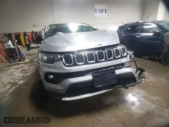 2024 Jeep Compass Limited with VIN 3C4NJDCN8RT577201, listed as a Copart auction lot 81502814 with 14,622 mi miles and Salvage Title. Bid and sale history available at carsss.com. Image 13.