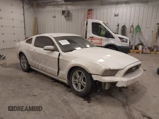2013 Ford Mustang V6 with VIN 1ZVBP8AM0D5281131, listed as a IAAI auction lot 41447563 with 119,820 mi miles. Bid and sale history available at carsss.com. Image 1.