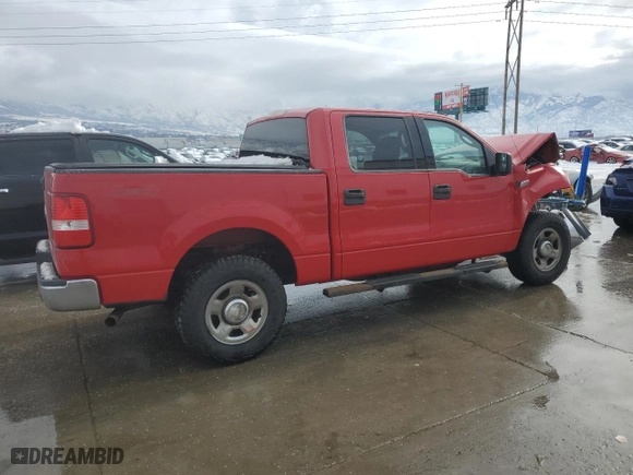 2004 Ford F-150 XLT with VIN 1FTPW14574KC51617, listed as a Copart auction lot 45310065 with 0 mi miles and Salvage Title. Bid and sale history available at carsss.com. Image 3.