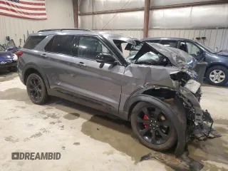 2021 Ford Explorer ST with VIN 1FM5K8GCXMGC25324, listed as a Copart auction lot 51885175 with 0 mi miles and Non Repairable. Bid and sale history available at carsss.com. Image 4.