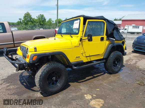 2005 Jeep Wrangler Sport with VIN 1J4FA49S65P381798, listed as a IAAI auction lot 42305109 with 71,880 mi miles and . Bid and sale history available at DreamBid. Image 17.