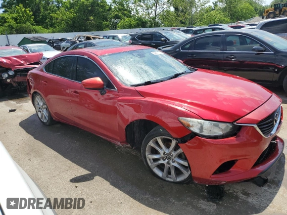2014 Mazda 6 i Touring with VIN JM1GJ1T6XE1118477, listed as a Copart auction lot 55851174 with 139,126 mi miles and Salvage Title. Bid and sale history available at DreamBid. Image 4.