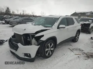 2018 Chevrolet Traverse LT Leather with VIN 1GNEVHKW8JJ134412, listed as a IAAI auction lot 41268358 with 62,616 mi miles. Bid and sale history available at carsss.com. Image 2.
