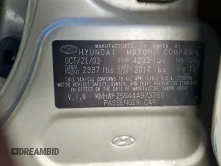 2004 Hyundai Sonata with VIN KMHWF25S44A973750, listed as a Copart auction lot 84761474 with 163,040 mi miles and Salvage Title. Bid and sale history available at carsss.com. Image 12.