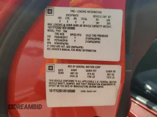 1999 Chevrolet Corvette with VIN 1G1YY22G1X5120980, listed as a Copart auction lot 74397894 with 0 mi miles and Non Repairable. Bid and sale history available at carsss.com. Image 13.