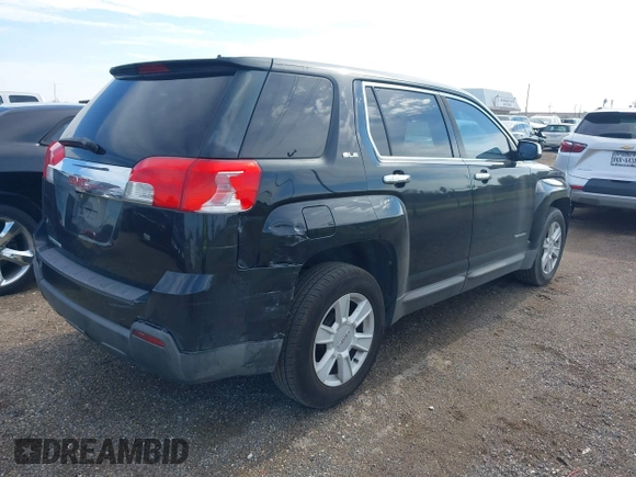 2010 GMC Terrain SLE-1 with VIN 2CTALBEW1A6294574, listed as a IAAI auction lot 41033983 with 166,279 mi miles. Bid and sale history available at carsss.com. Image 4.