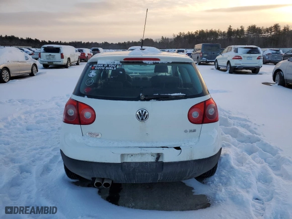 2008 Volkswagen Rabbit S with VIN WVWAB71K78W128171, listed as a Copart auction lot 88430125 with 221,374 mi miles and Salvage Title. Bid and sale history available at carsss.com. Image 6.