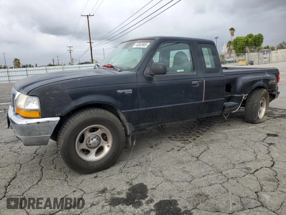 1999 Ford Ranger XL with VIN 1FTZR15V7XPB65827, listed as a Copart auction lot 48363905 with 173,354 mi miles and Clean Title. Bid and sale history available at carsss.com. Image 1.