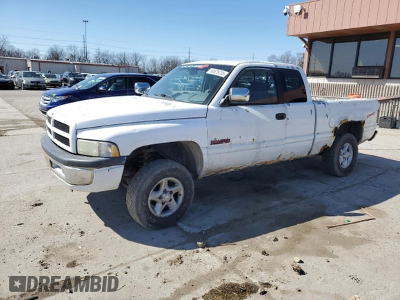 1997 Dodge 1500 with VIN 1B7HF13ZXVJ581204, listed as a Copart auction lot 50525235 with 192,011 mi miles and Salvage Title. Bid and sale history available at DreamBid. Image 1.