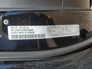 2022 Chrysler Pacifica Hybrid Limited z VIN 2C4RC1S74NR134649, wystawiony jako Copart lot #46552805 z przebiegiem 35 327 mil mil oraz Czysty tytuł • Clean title. Historia ofert i sprzedaży dostępna na DreamBid. Obrazek 13.