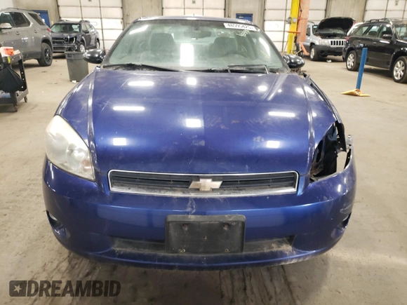 2006 Chevrolet Monte Carlo LT 3.9L with VIN 2G1WK161X69282469, listed as a Copart auction lot 48595425 with 158,310 mi miles and Clean Title. Bid and sale history available at carsss.com. Image 5.