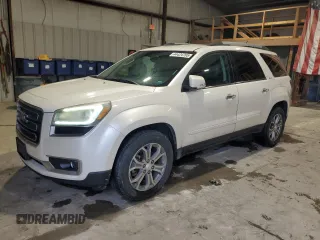 2014 GMC Acadia SLT with VIN 1GKKRRKD3EJ110582, listed as a Copart auction lot 44424785 with 208,586 mi miles and Salvage Title. Bid and sale history available at carsss.com. Image 1.