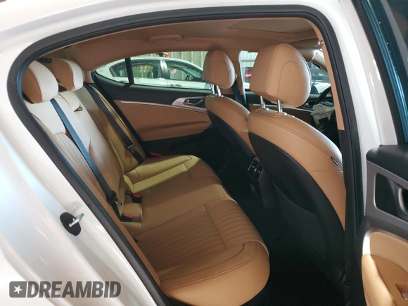 2022 Genesis G70 2.0T with VIN KMTG34TA3NU087699, listed as a Copart auction lot 79265254 with 48,870 mi miles and Salvage Title. Bid and sale history available at DreamBid. Image 10.