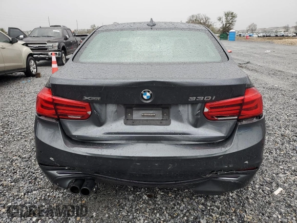2017 BMW 3 Series 330i xDrive with VIN WBA8D9G54HNU58424, listed as a Copart auction lot 46300085 with 84,171 mi miles and Salvage Title. Bid and sale history available at carsss.com. Image 6.