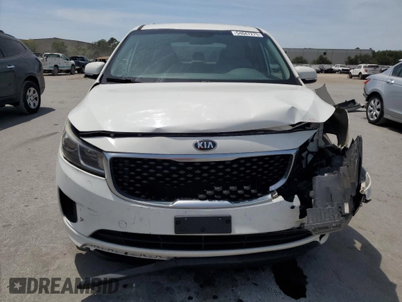 2016 Kia Sedona LX with VIN KNDMB5C16G6142339, listed as a Copart auction lot 54047275 with 157,090 mi miles and Salvage Title. Bid and sale history available at carsss.com. Image 5.