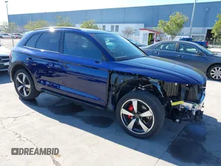 2024 Audi Q5 S line Premium Plus with VIN WA1EAAFY7R2066174, listed as a IAAI auction lot 41632503 with 12,367 mi miles and . Bid and sale history available at DreamBid. Image 1.