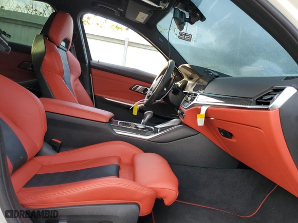 2022 BMW M3 Competition xDrive with VIN WBS43AY07NFL94130, listed as a Copart auction lot 61525892 with 2,784 mi miles. Bid and sale history available at carsss.com. Image 5.