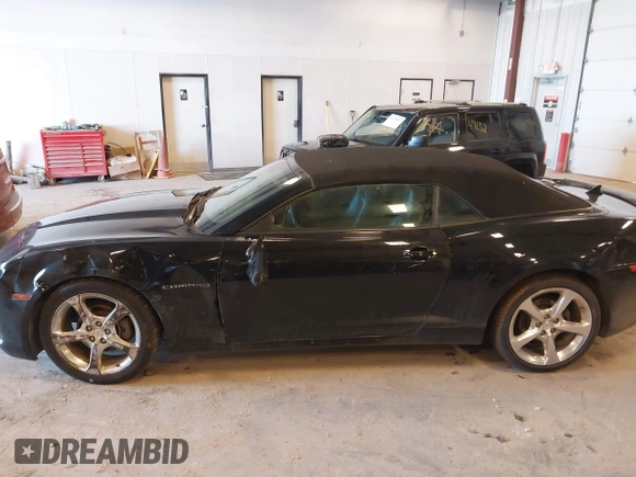 2014 Chevrolet Camaro LT with VIN 2G1FC3D33E9257134, listed as a IAAI auction lot 41743312 with 104,898 mi miles and . Bid and sale history available at DreamBid. Image 14.