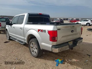 2018 Ford F-150 XL with VIN 1FTEW1E54JFC43582, listed as a IAAI auction lot 41810585 with 189,863 mi miles. Bid and sale history available at carsss.com. Image 3.