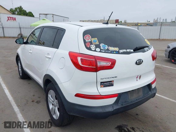 2013 Kia Sportage LX with VIN KNDPBCA21D7356092, listed as a IAAI auction lot 42111086 with 102,521 mi miles and . Bid and sale history available at carsss.com. Image 3.