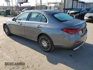 2025 Mercedes-Benz C 300 with VIN W1KAF4GB7SR251684, listed as a Copart auction lot 52391325 with 587 mi miles and Salvage Title. Bid and sale history available at DreamBid. Image 2.