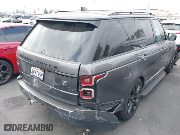 2019 Land Rover Range Rover HSE with VIN SALGS2SV9KA521124, listed as a IAAI auction lot 42429756 with 65,788 mi miles and . Bid and sale history available at DreamBid. Image 4.
