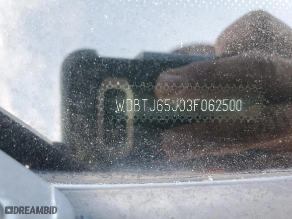 2003 Mercedes-Benz CLK-Class 3.2L with VIN WDBTJ65J03F062500, listed as a Copart auction lot 46265555 with 194,196 mi miles and Salvage Title. Bid and sale history available at carsss.com. Image 12.