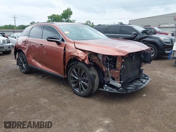 2024 Lexus RX 350 z VIN 2T2BAMCA7RC054055, wystawiony jako IAAI lot #42307956 z przebiegiem 20 060 mil mil oraz . Historia ofert i sprzedaży dostępna na DreamBid. Obrazek 1.