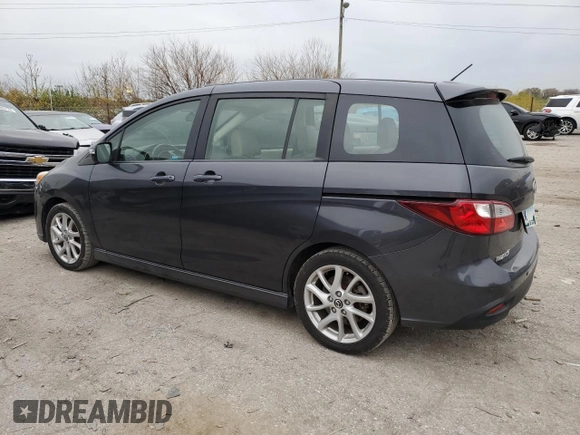 2014 Mazda 5 Grand Touring with VIN JM1CW2DL9E0176340, listed as a Copart auction lot 80590684 with 173,013 mi miles and Salvage title. Bid and sale history available at DreamBid. Image 2.