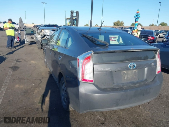 2012 Toyota Prius One with VIN JTDKN3DU1C1542800, listed as a IAAI auction lot 41840696 with 242,021 mi miles and . Bid and sale history available at DreamBid. Image 3.