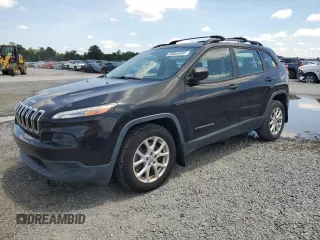 2015 Jeep Cherokee Sport z VIN 1C4PJLAB3FW732013, wystawiony jako Copart lot #66663505 z przebiegiem 80 373 mil mil oraz Czysty tytuł • Clean title. Historia ofert i sprzedaży dostępna na DreamBid. Obrazek 1.