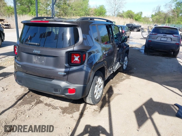 2017 Jeep Renegade Latitude z VIN ZACCJBBB8HPF61752, wystawiony jako IAAI lot #42096538 z przebiegiem 97 204 mil mil oraz . Historia ofert i sprzedaży dostępna na DreamBid. Obrazek 4.