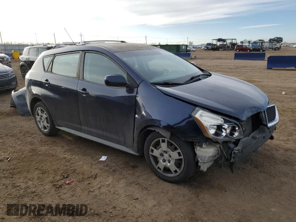 2009 Pontiac Vibe with VIN 5Y2SM67069Z428315, listed as a Copart auction lot 48565095 with 184,941 mi miles and Salvage Title. Bid and sale history available at carsss.com. Image 4.