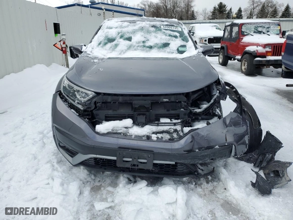 2022 Honda CR-V EX with VIN 2HKRW2H5XNH624092, listed as a Copart auction lot 44908745 with 42,799 mi miles and Salvage Title. Bid and sale history available at carsss.com. Image 5.