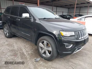 2015 Jeep Grand Cherokee Overland with VIN 1C4RJFCT4FC138404, listed as a IAAI auction lot 41188085 with 152,486 mi miles. Bid and sale history available at carsss.com. Image 1.