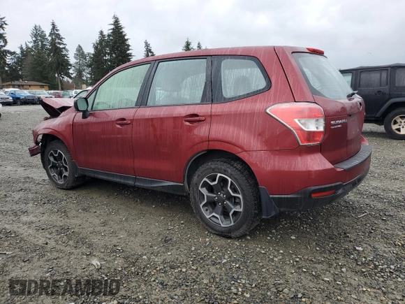 2015 Subaru Forester 2.5i with VIN JF2SJAAC6FG817043, listed as a Copart auction lot 46461615 with 80,895 mi miles and Salvage Title. Bid and sale history available at carsss.com. Image 2.