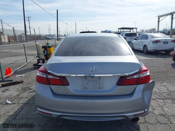 2017 Honda Accord Sedan LX with VIN 1HGCR2F30HA284608, listed as a IAAI auction lot 41808285 with 165,120 mi miles. Bid and sale history available at carsss.com. Image 16.