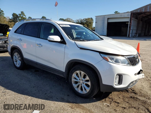 2015 Kia Sorento EX with VIN 5XYKU4A79FG652165, listed as a Copart auction lot 86914004 with 60,239 mi miles and Salvage Title. Bid and sale history available at carsss.com. Image 4.