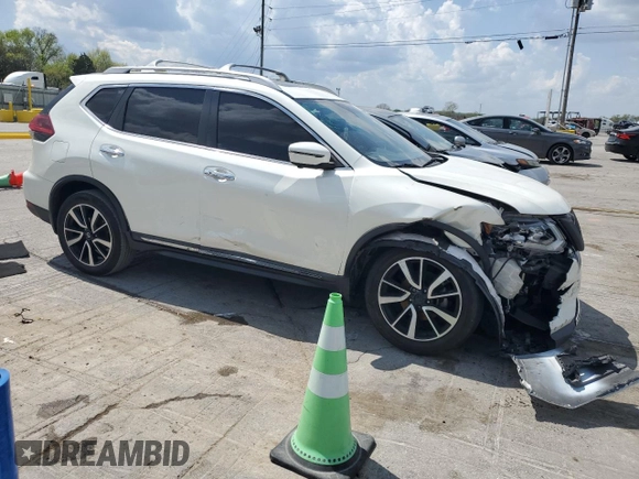 2019 Nissan Rogue SL with VIN 5N1AT2MV3KC782482, listed as a Copart auction lot 52784875 with 117,405 mi miles and Salvage Title. Bid and sale history available at carsss.com. Image 4.