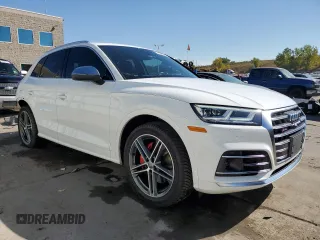 2018 Audi SQ5 Prestige with VIN WA1C4AFY2J2112626, listed as a Copart auction lot 74696864 with 30,410 mi miles and Salvage Title. Bid and sale history available at DreamBid. Image 4.