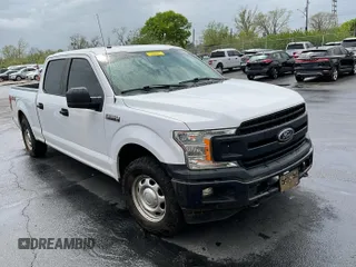 2018 Ford F-150 XL with VIN 1FTFW1E59JKF06841, listed as a IAAI auction lot 42186205 with 117,031 mi miles. Bid and sale history available at carsss.com. Image 1.