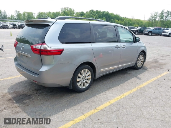 2016 Toyota Sienna Limited z VIN 5TDDK3DC4GS139010, wystawiony jako IAAI lot #42377961 z przebiegiem 152 780 mil mil oraz . Historia ofert i sprzedaży dostępna na DreamBid. Obrazek 4.