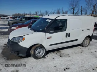 2021 Ram ProMaster City Cargo Tradesman with VIN ZFBHRFAB1M6T67085, listed as a Copart auction lot 46145275 with 51,577 mi miles and Salvage Title. Bid and sale history available at carsss.com. Image 1.